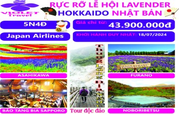 RỰC RỠ LỄ HỘI LAVENDER HOKKAIDO 